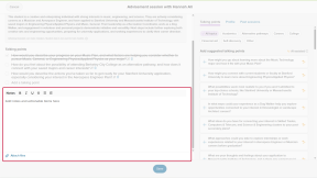 An Advisement session for a student is open. The Notes section is highlighted.